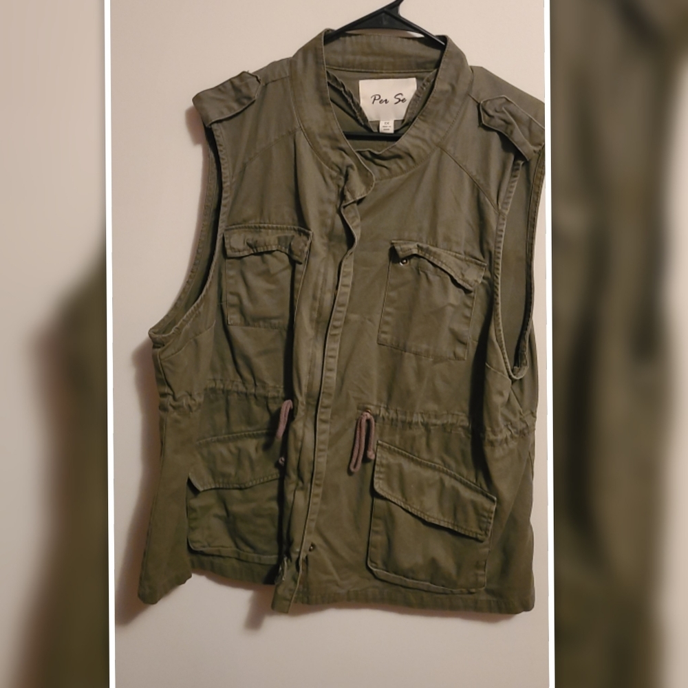 Olive utility jacket
